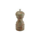 Genware Rubberwood Antique Finish Salt/Pepper Grinder 130mm